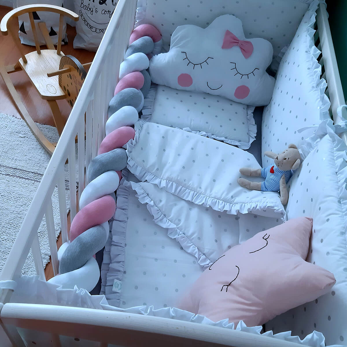 Komplet Srebrne tufne sa karnerima