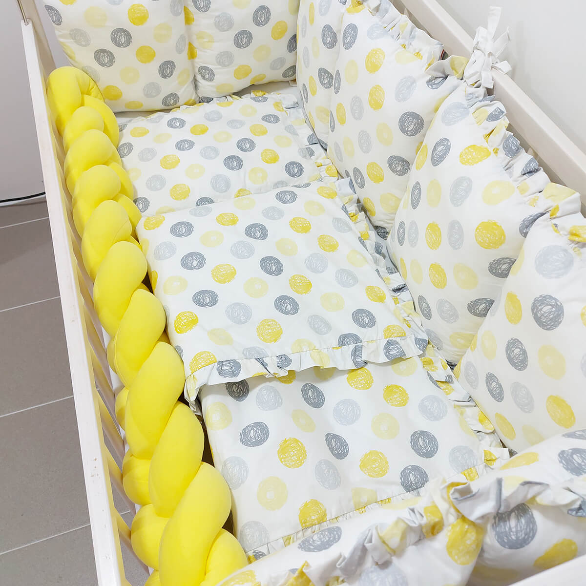 Jastučići komplet ogradica tufne žute