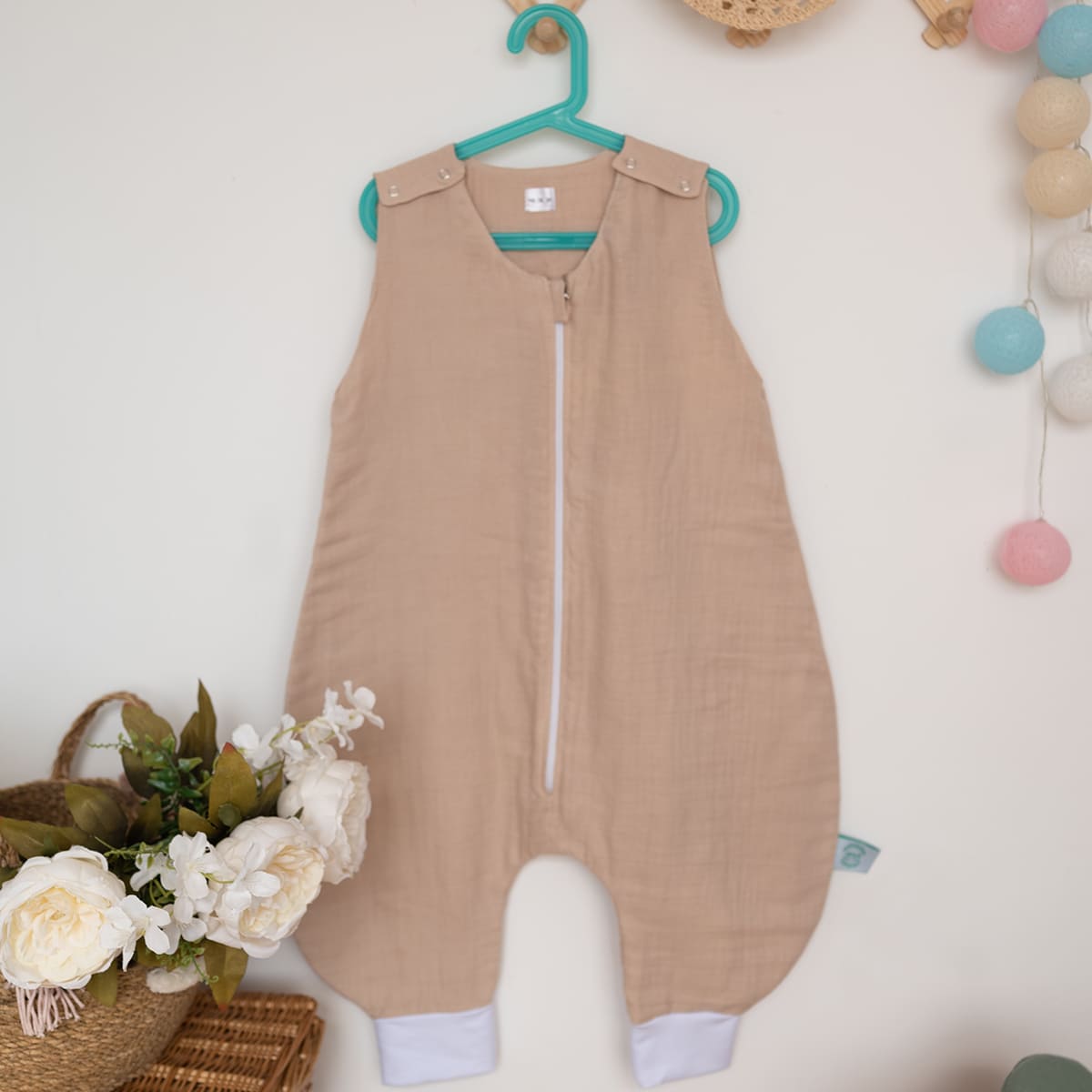 Moussline vreća bež sa nogavicama