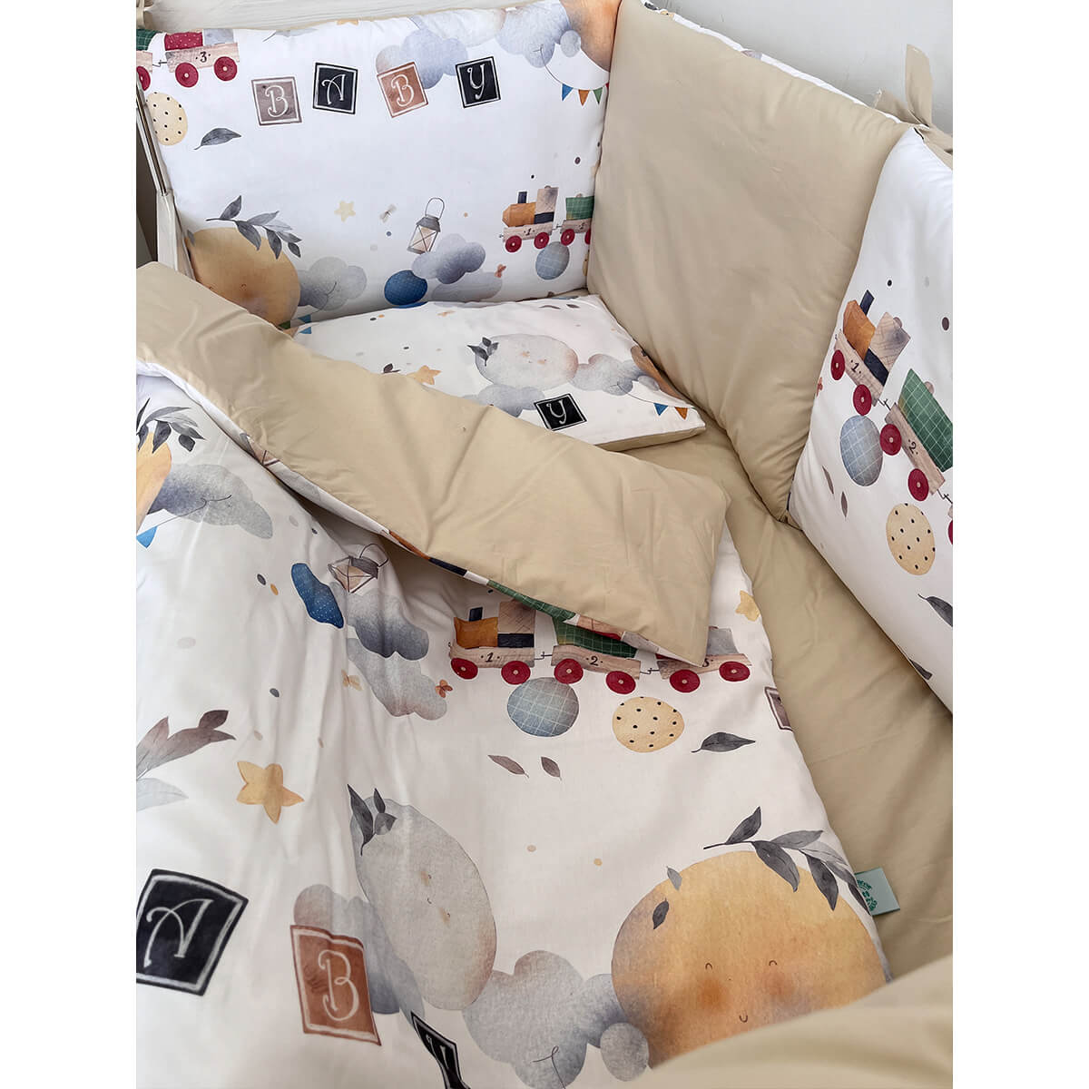 Klasična komplet ogradica - vozići i kapućino - Slika 2