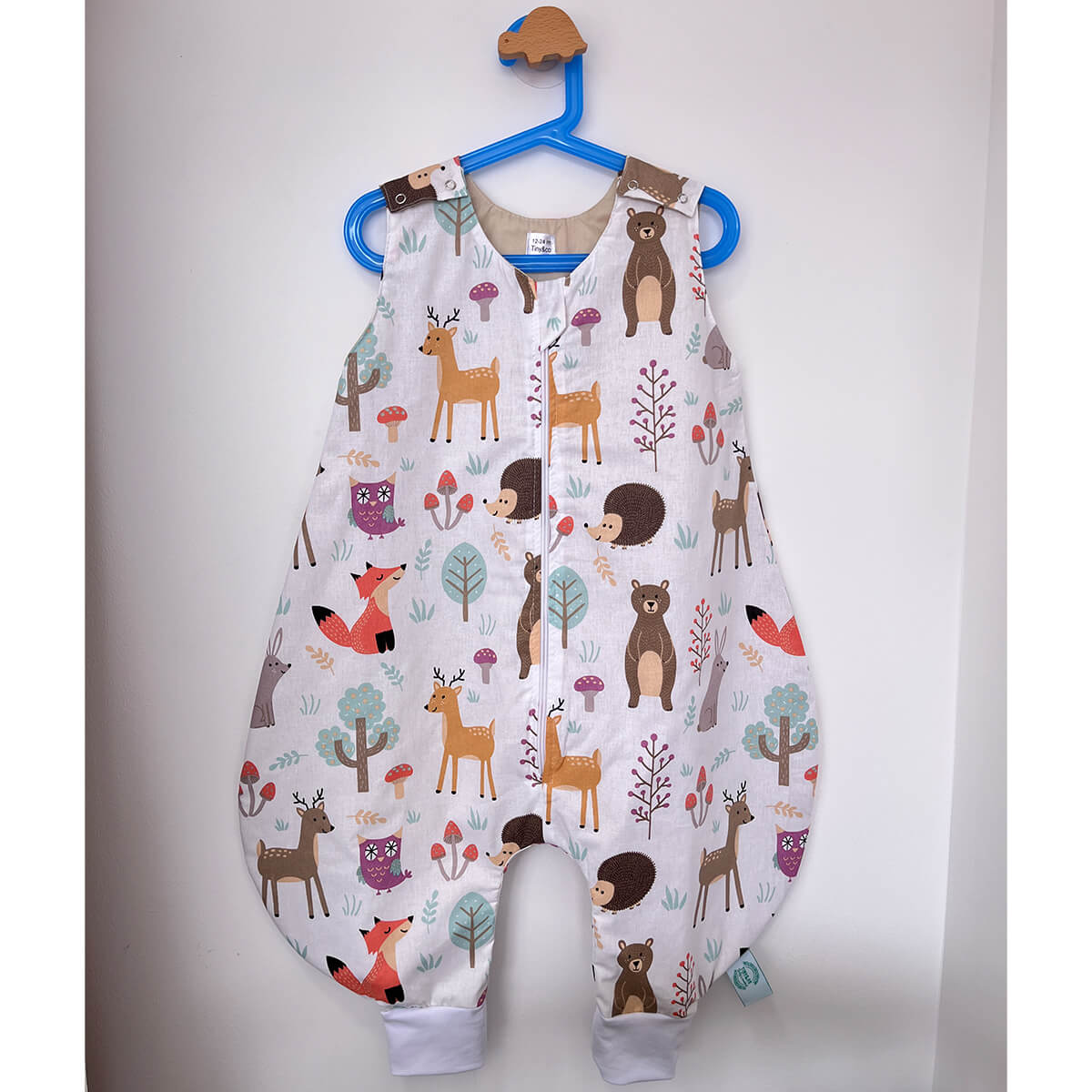 Pamučna vreća bež - šumski dezen