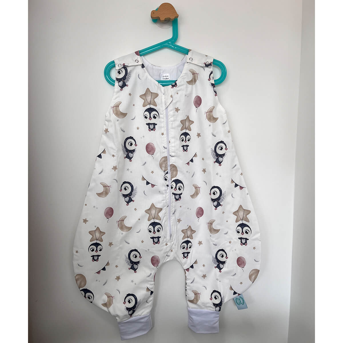 Pamučna vreća pingvini i belo