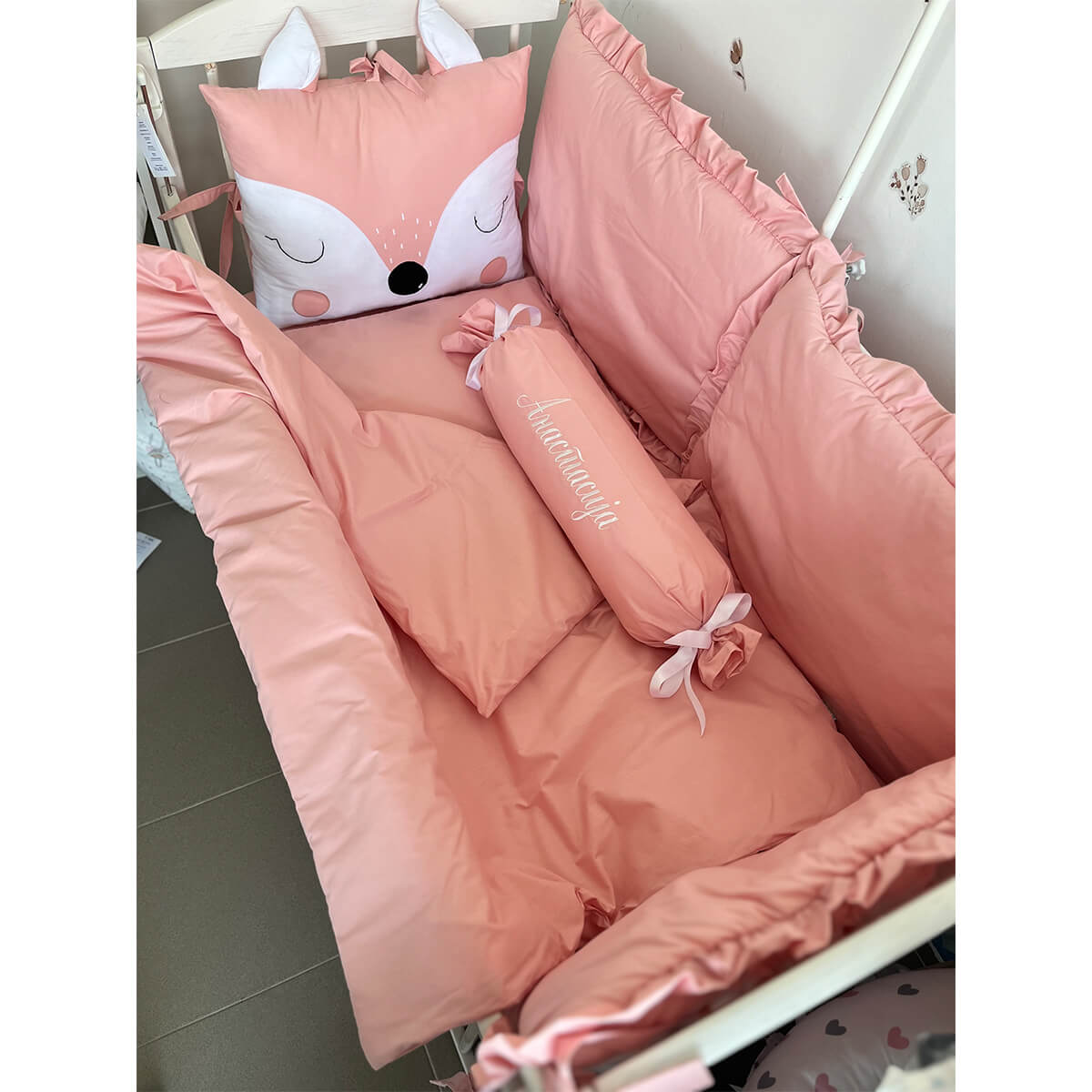 Klasična komplet ogradica roze Lija - Slika 2