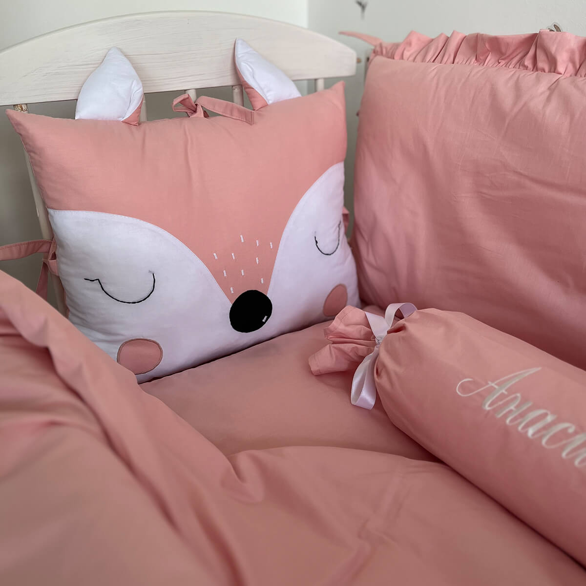 Klasična komplet ogradica roze Lija - Slika 3