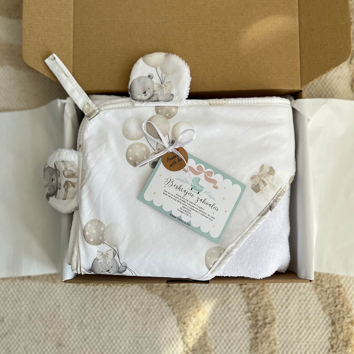 Peškiri za bebe - Mede - Slika 2